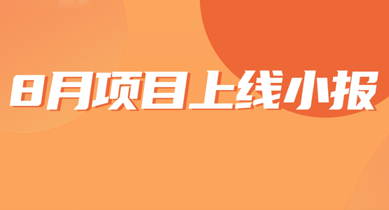 8月项目上线小报